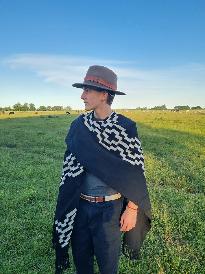 Toba Pampa Lamb Poncho