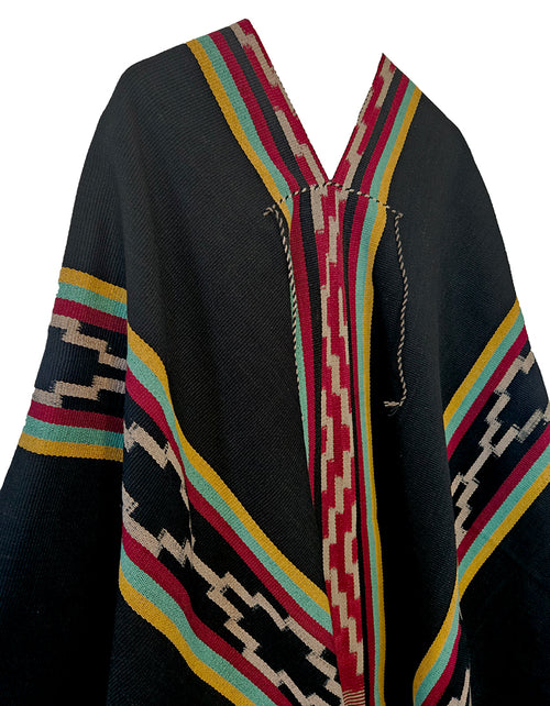 Cacique Rosas Handwoven Argentine wool Poncho