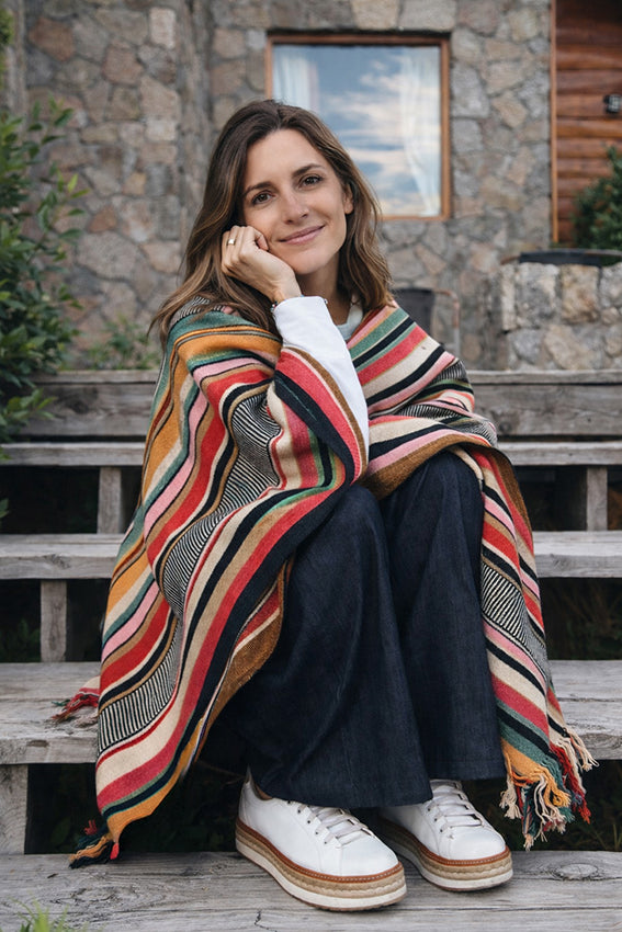 Churcal Lamb Poncho - Vakiano