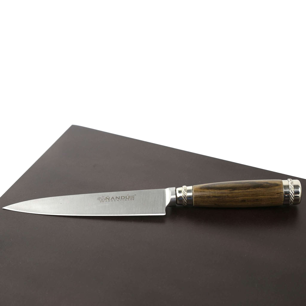 Guayubira wood handle steak knives